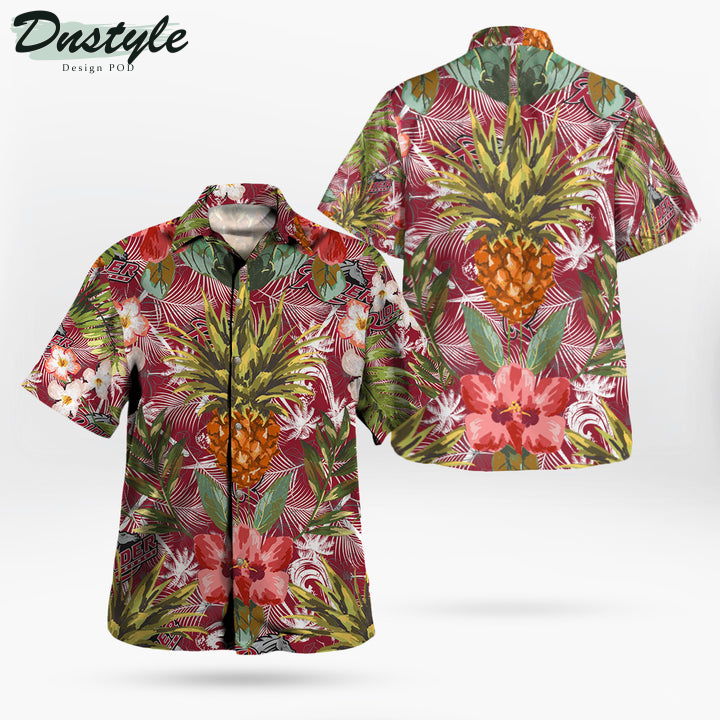 Rider Broncs Pineapple Tropical Hawaiian Shirt