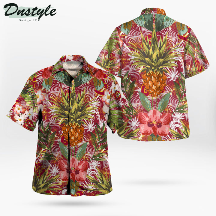 Usc Trojans Pineapple Tropical Hawaiian Shirt