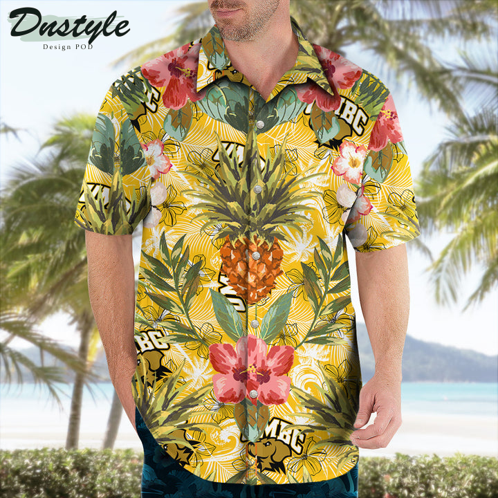 Umbc Retrievers Pineapple Tropical Hawaiian Shirt