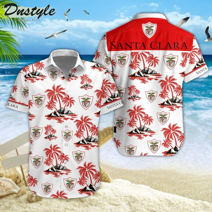 CD Santa Clara hawaiian shirt beach short