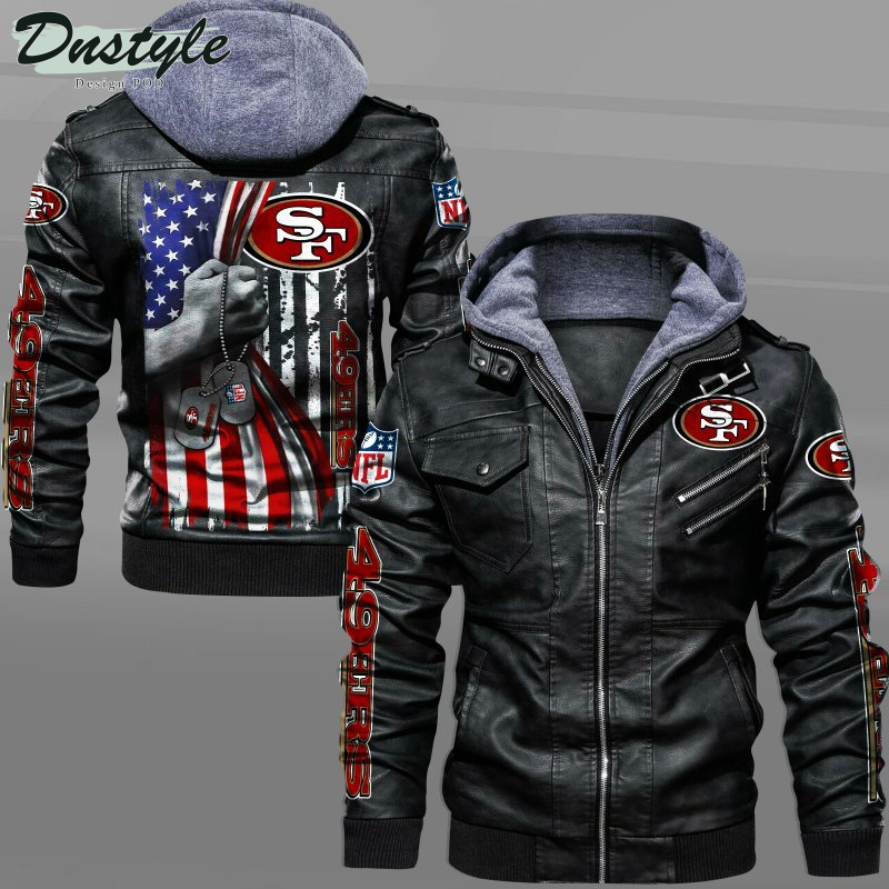 San Francisco 49ers Independence Day Leather Jacket