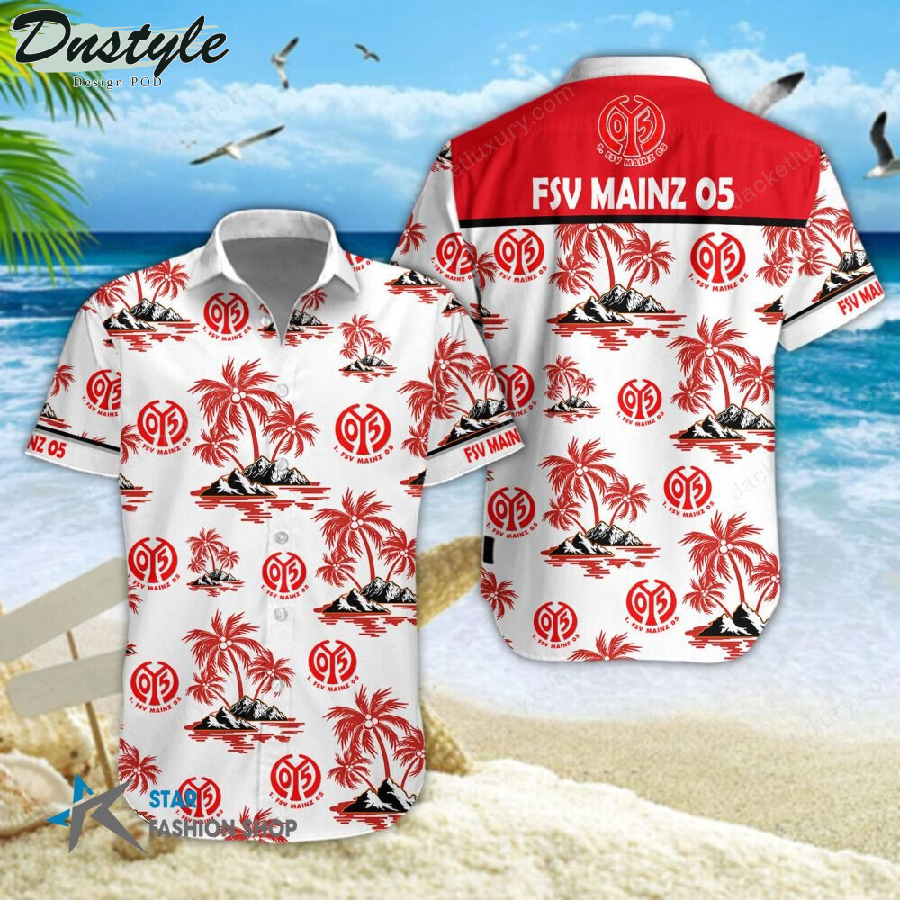 FSV Mainz 05 Hawaiian Shirt Beach Short