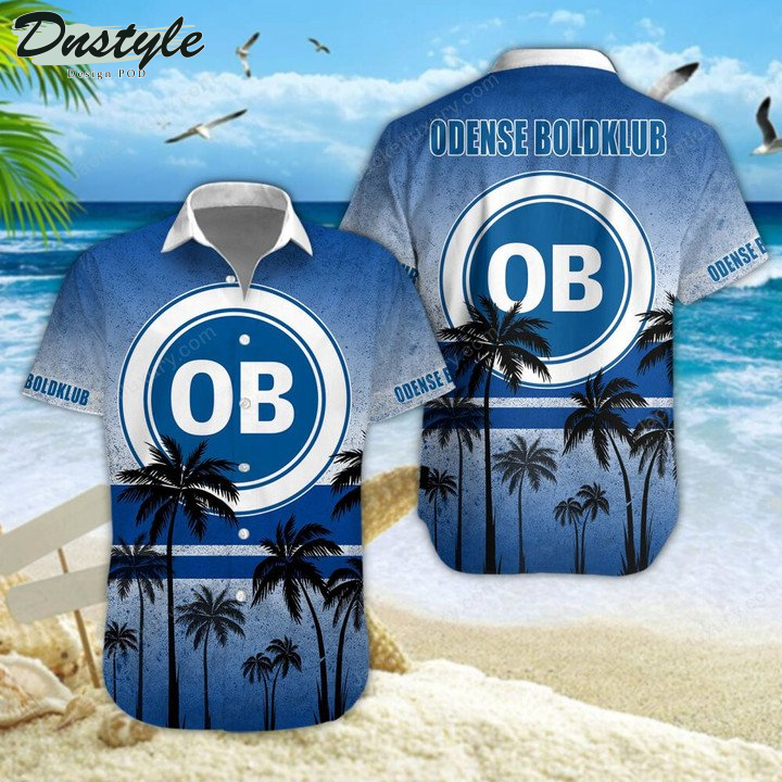 Odense Boldklub hawaiian shirt beach short