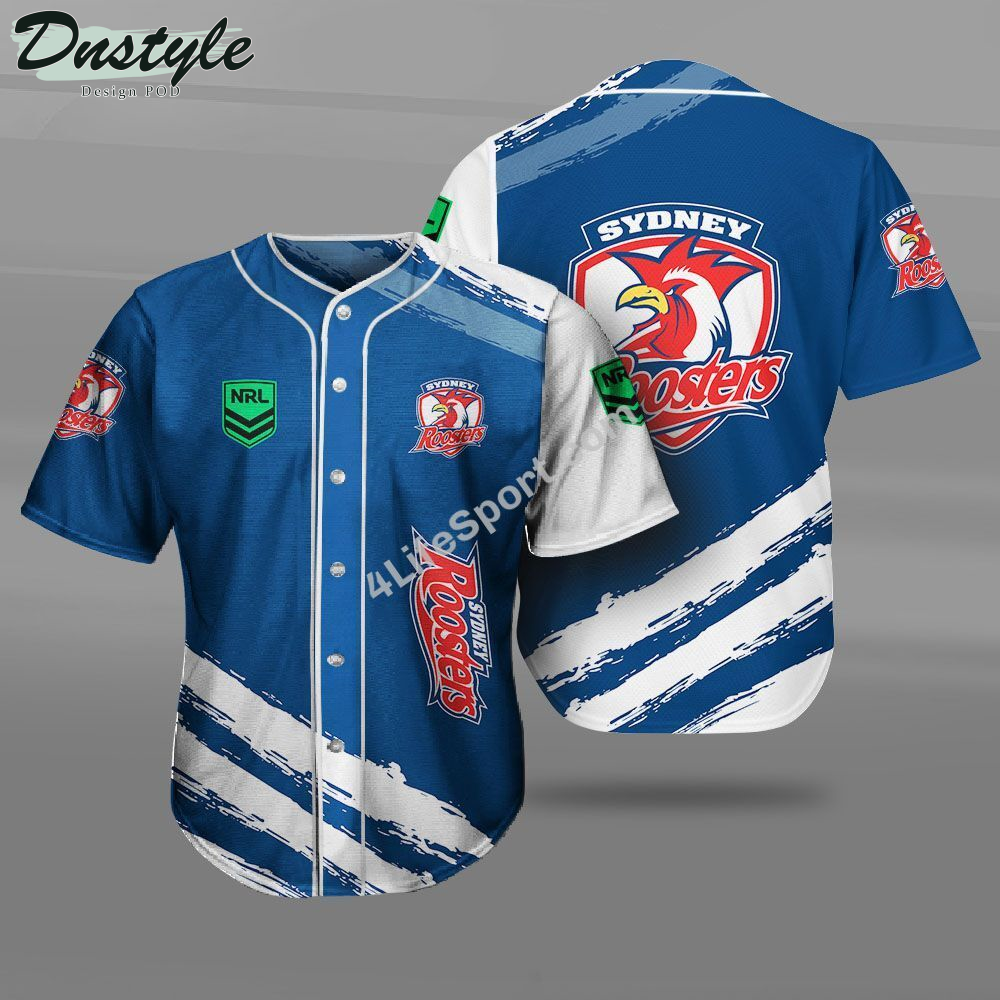 Sydney Roosters Baseball Jersey Shirt