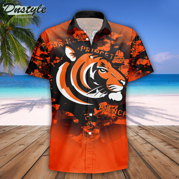 Personalized Princeton Tigers Camouflage Vintage NCAA Hawaii Shirt