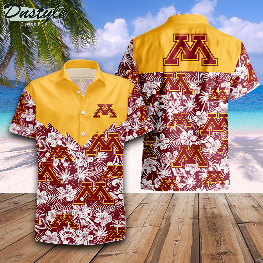 Minnesota State Mavericks Tropical Seamless NCAA Hawaii Shirt