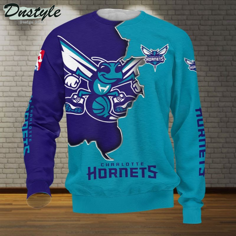 Charlotte Hornets NBA 3d Hoodie