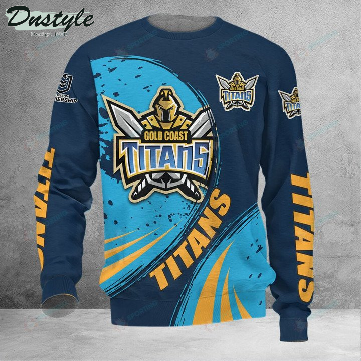 Gold Coast Titans 2022 NRL 3D Hoodie