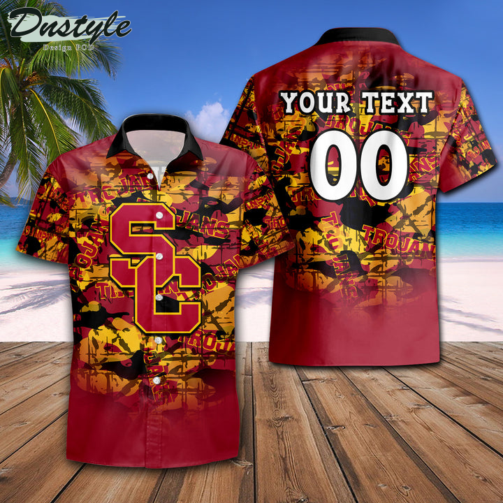 Personalized USC Trojans Camouflage Vintage NCAA Hawaii Shirt