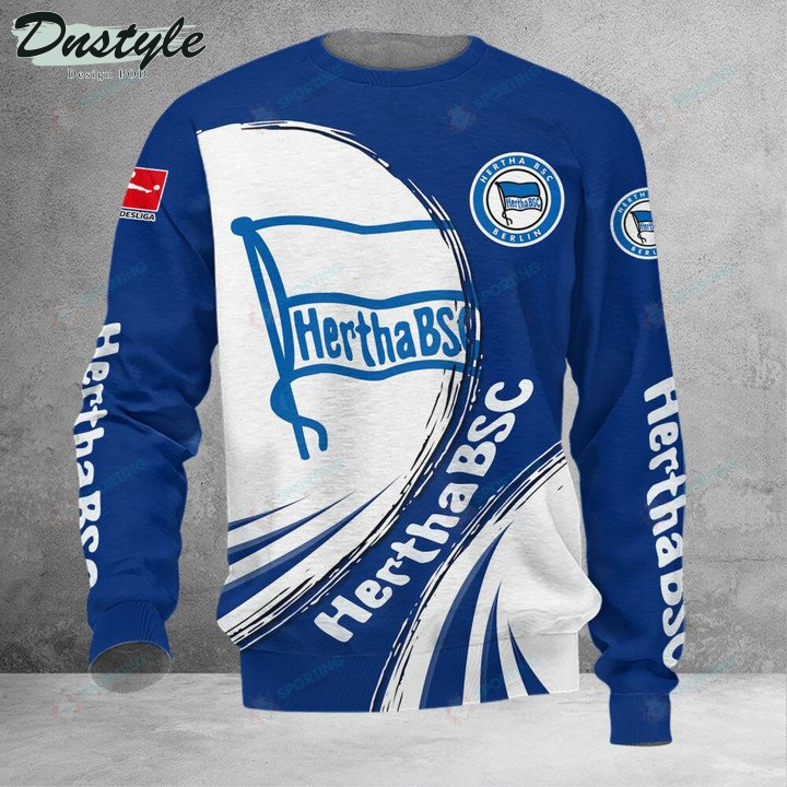 Hertha BSC 3d Print Hoodie Tshirt