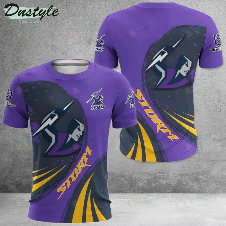 Melbourne Storm 2022 NRL 3D Hoodie