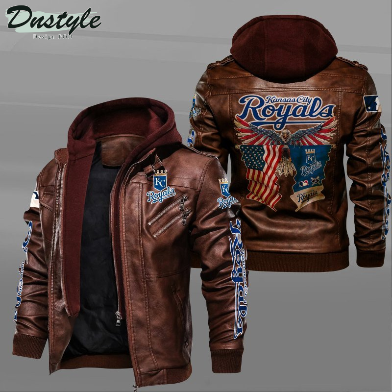 Kansas City Royals American Eagle Leather Jacket