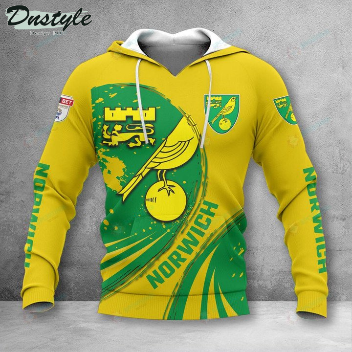 Norwich City 3d Print Hoodie Tshirt