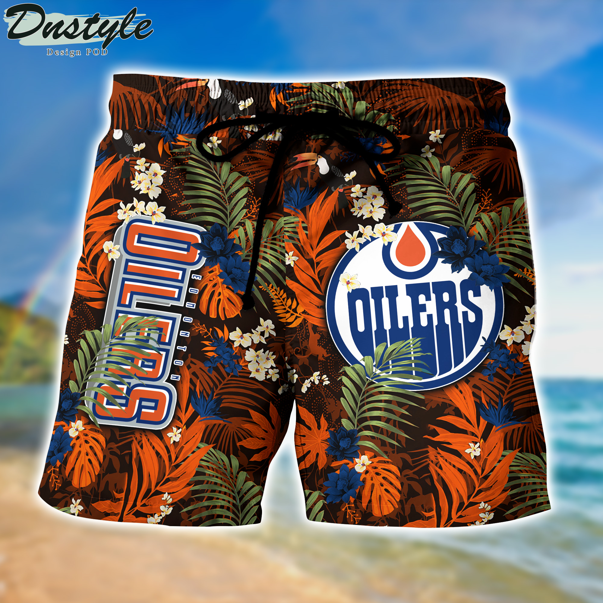 Edmonton Oilers Hawaii Shirt And Shorts New Collection