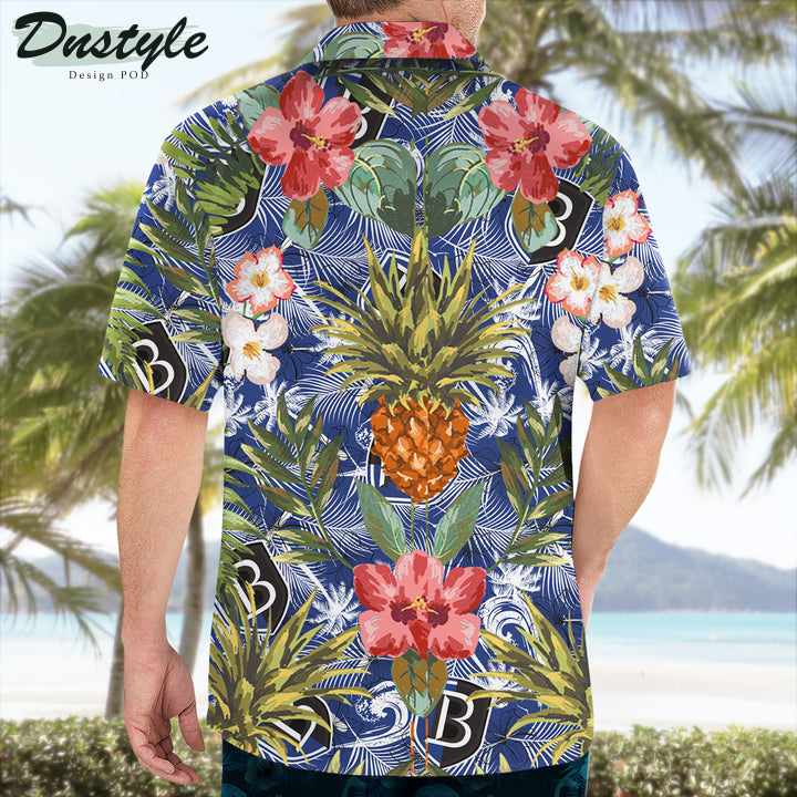 Bentley Falcons Pineapple Tropical Hawaiian Shirt