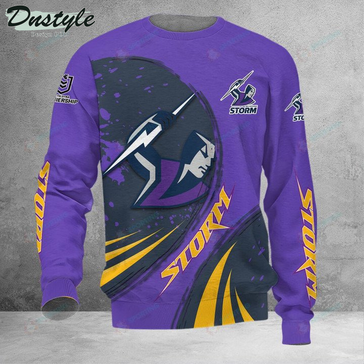 Melbourne Storm 2022 NRL 3D Hoodie