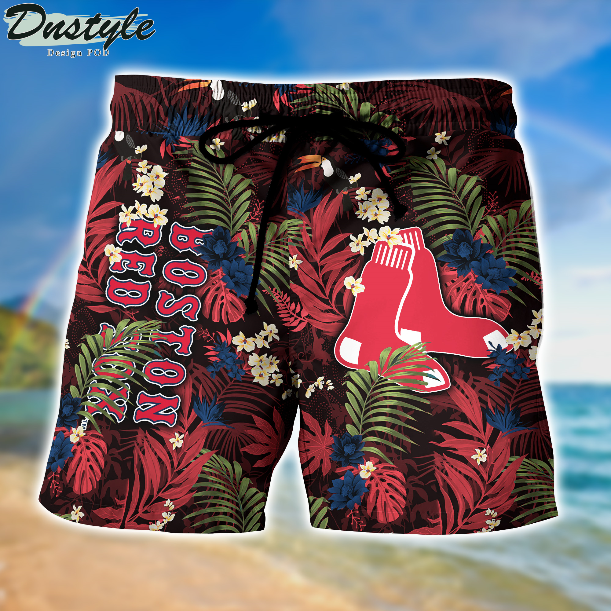 Boston Red Sox Tropical New Collection Hawaii Shirt And Shorts