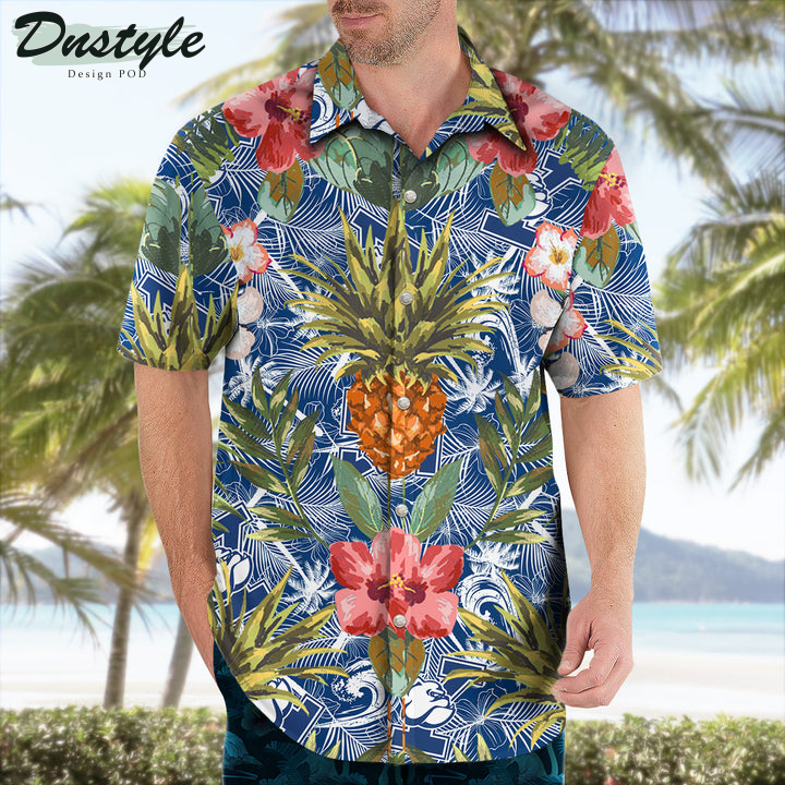 Yale Bulldogs Pineapple Tropical Hawaiian Shirt