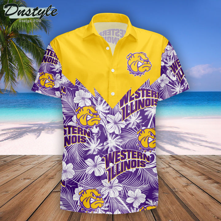 Western Illinois Leathernecks Tropical NCAA Hawaii Shirt