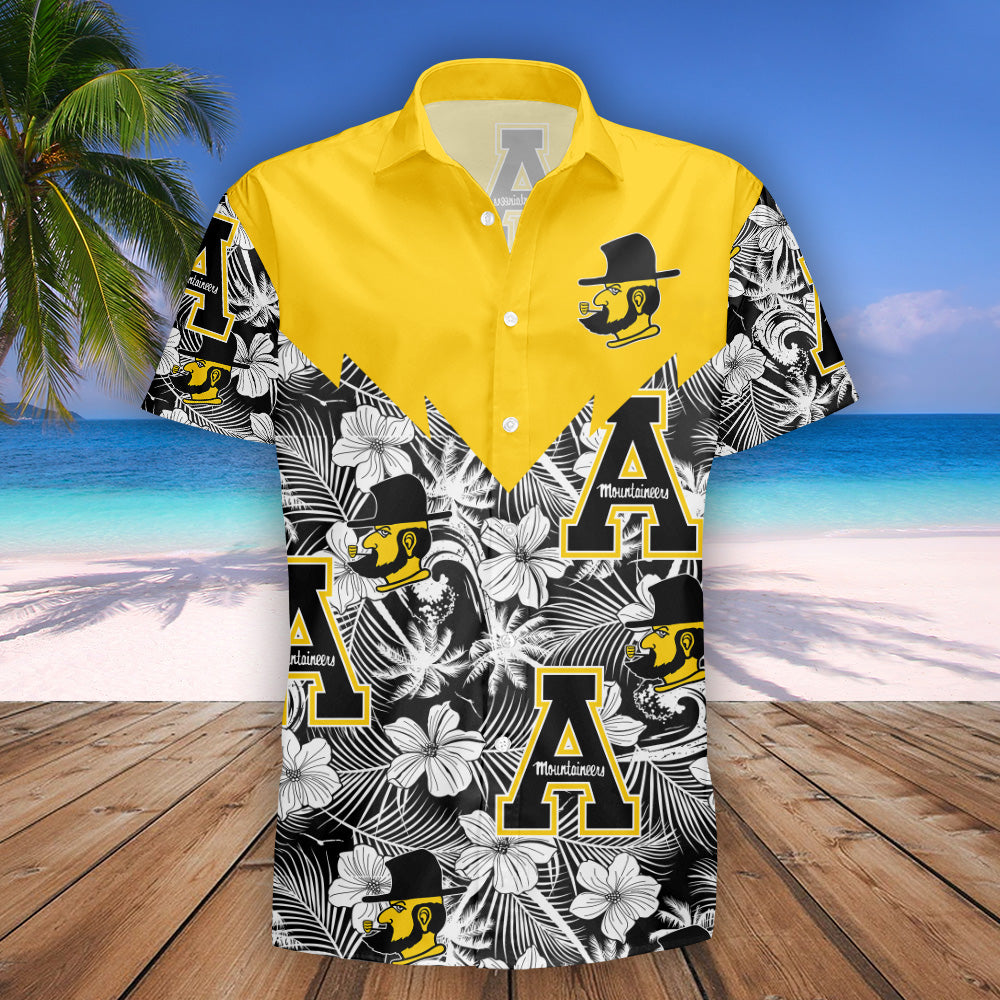 Appalachian State Mountaineers Tropical Seamless NCAA Hawaii Shirt