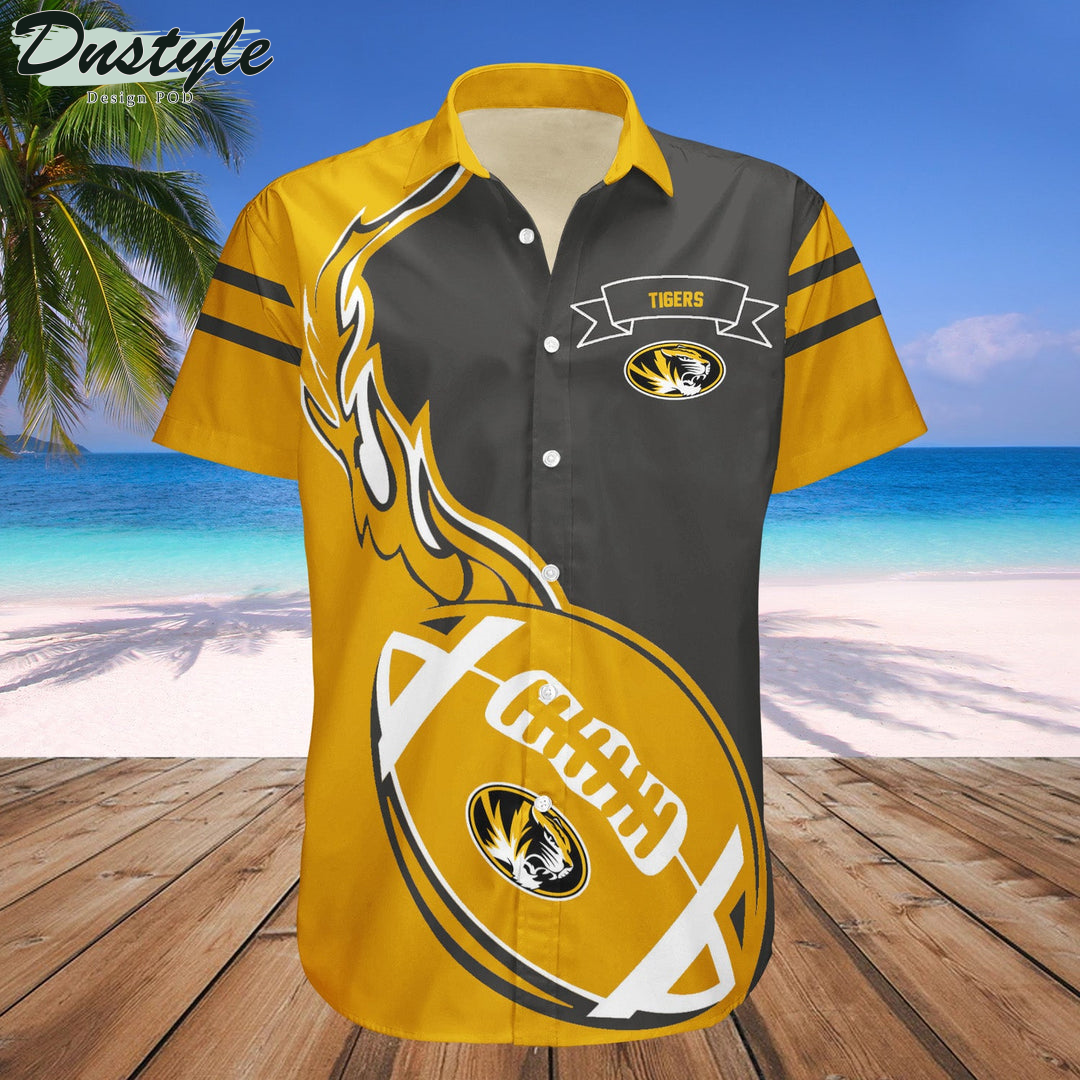 NCAA Missouri Tigers Flame Ball Hawaii Shirt