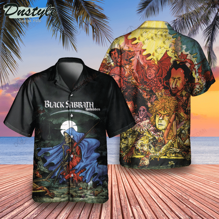 Black Sabbath Band Forbidden Hawaiian Shirt