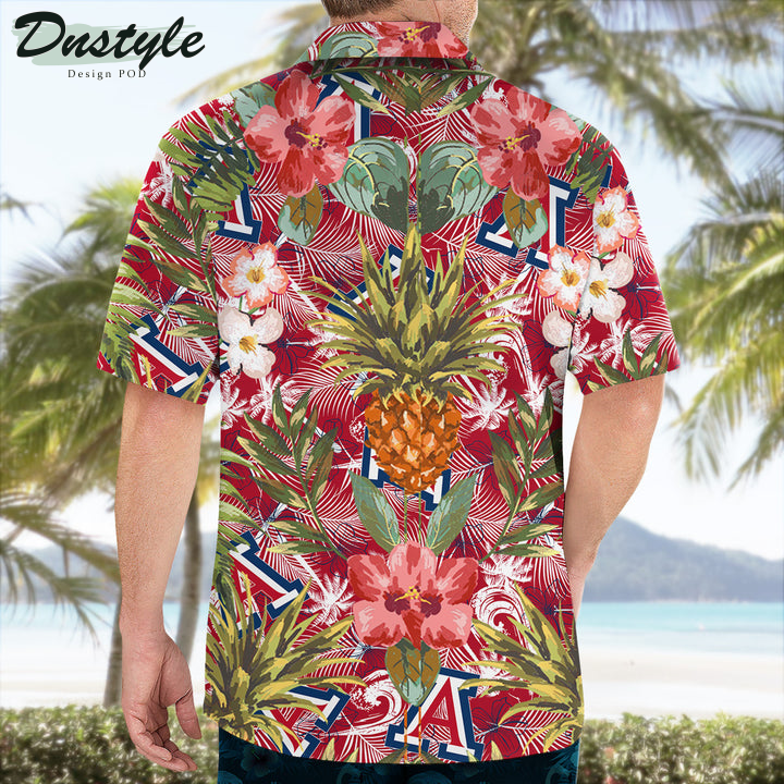 Arizona Wildcats Pineapple Tropical Hawaiian Shirt