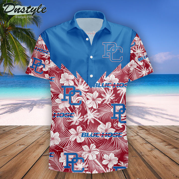 Presbyterian Blue Hose Tropical NCAA Hawaii Shirt