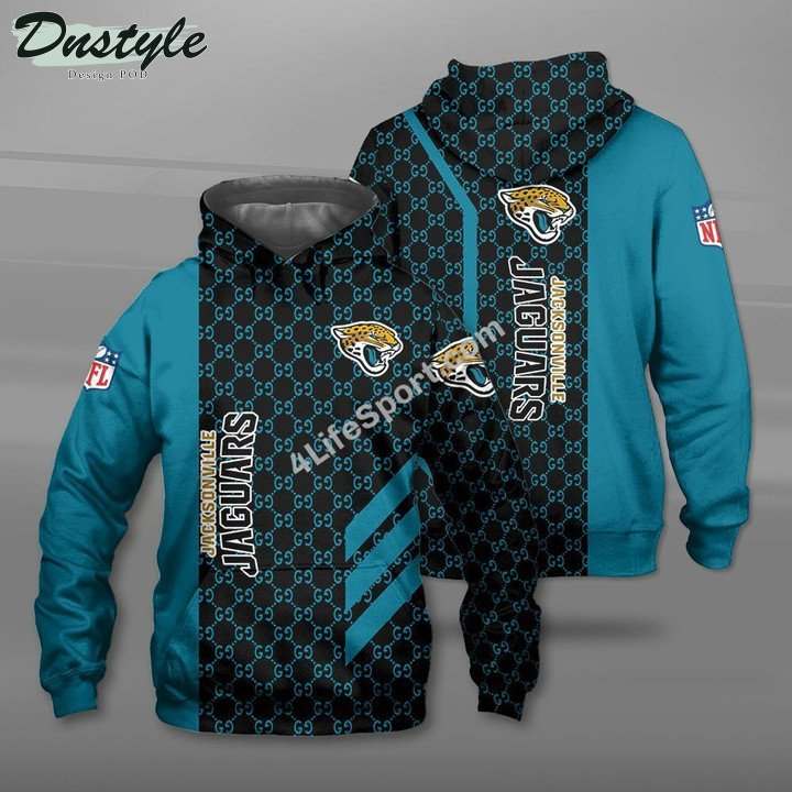 Jacksonville Jaguars Gucci 3d Printed Hoodie Tshirt