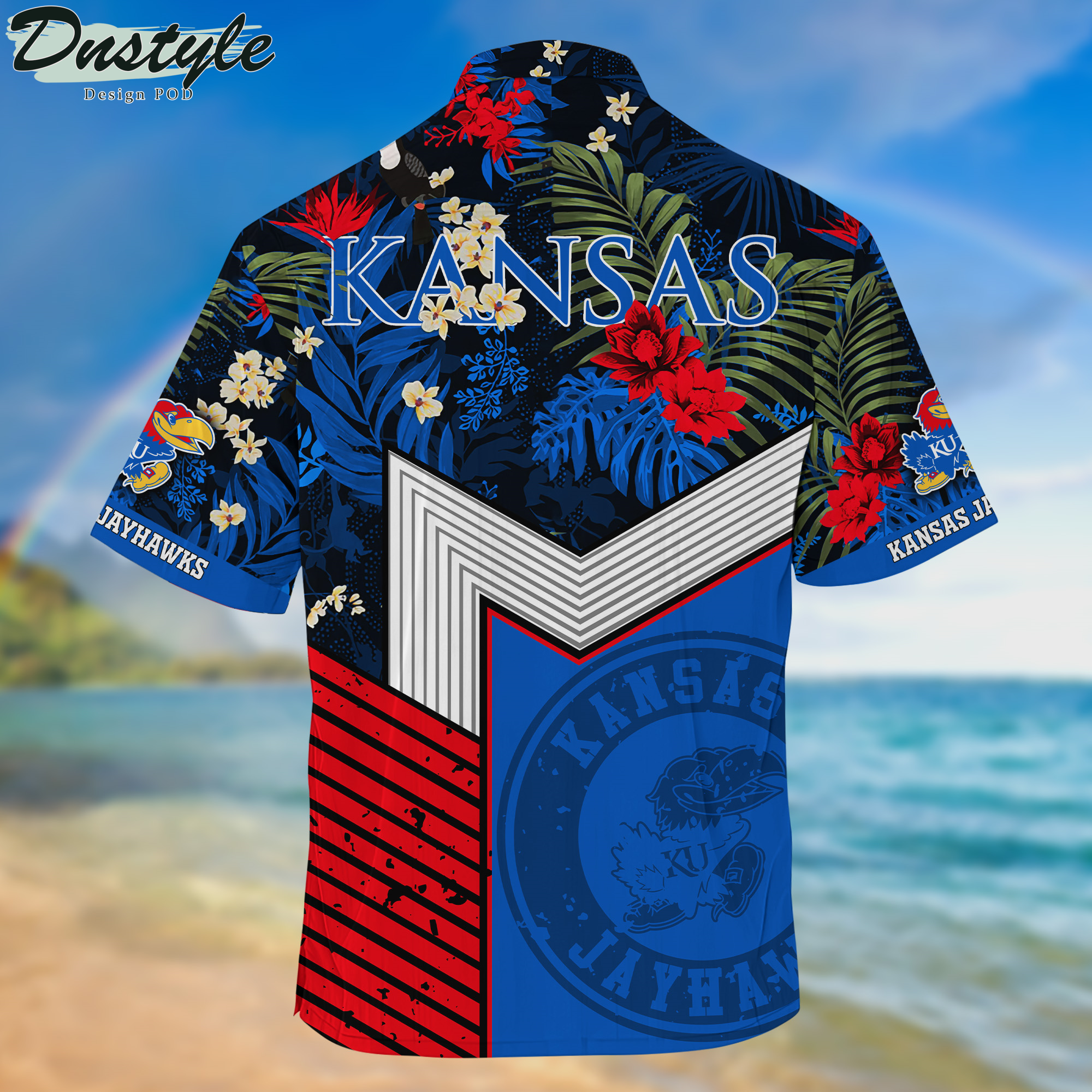 Kansas Jayhawks Hawaii Shirt And Shorts New Collection