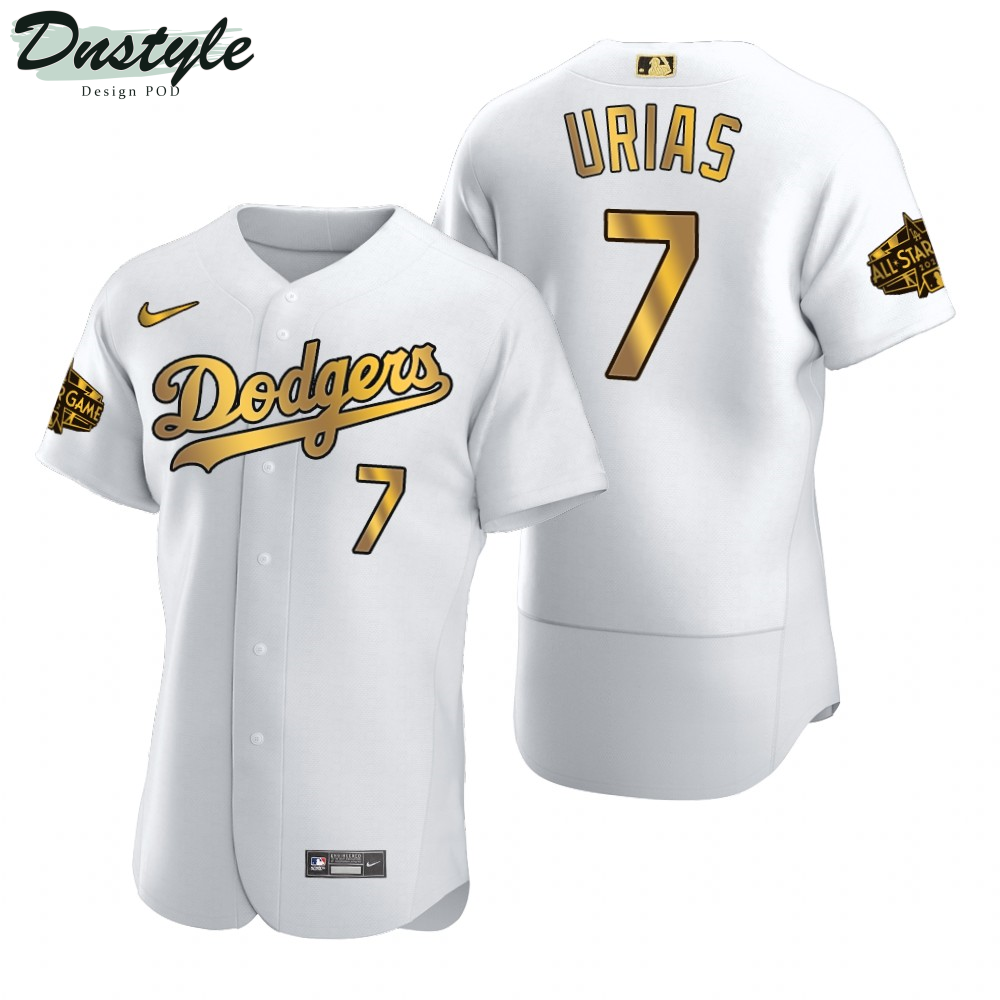 Julio Urias Los Angeles Dodgers White Gold 2022 MLB All-Star Game Jersey