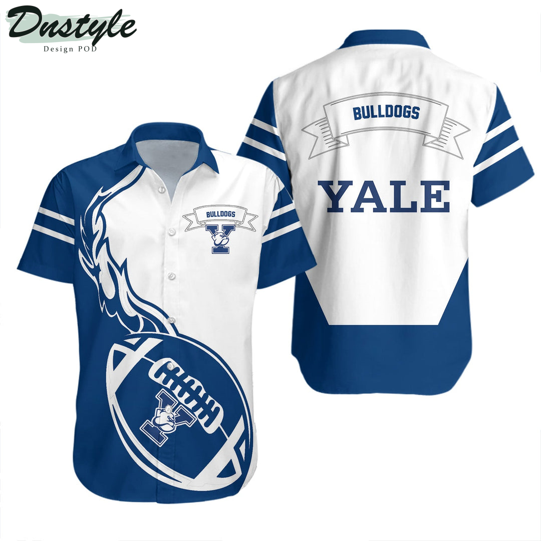 NCAA Yale Bulldogs Flame Ball Hawaii Shirt