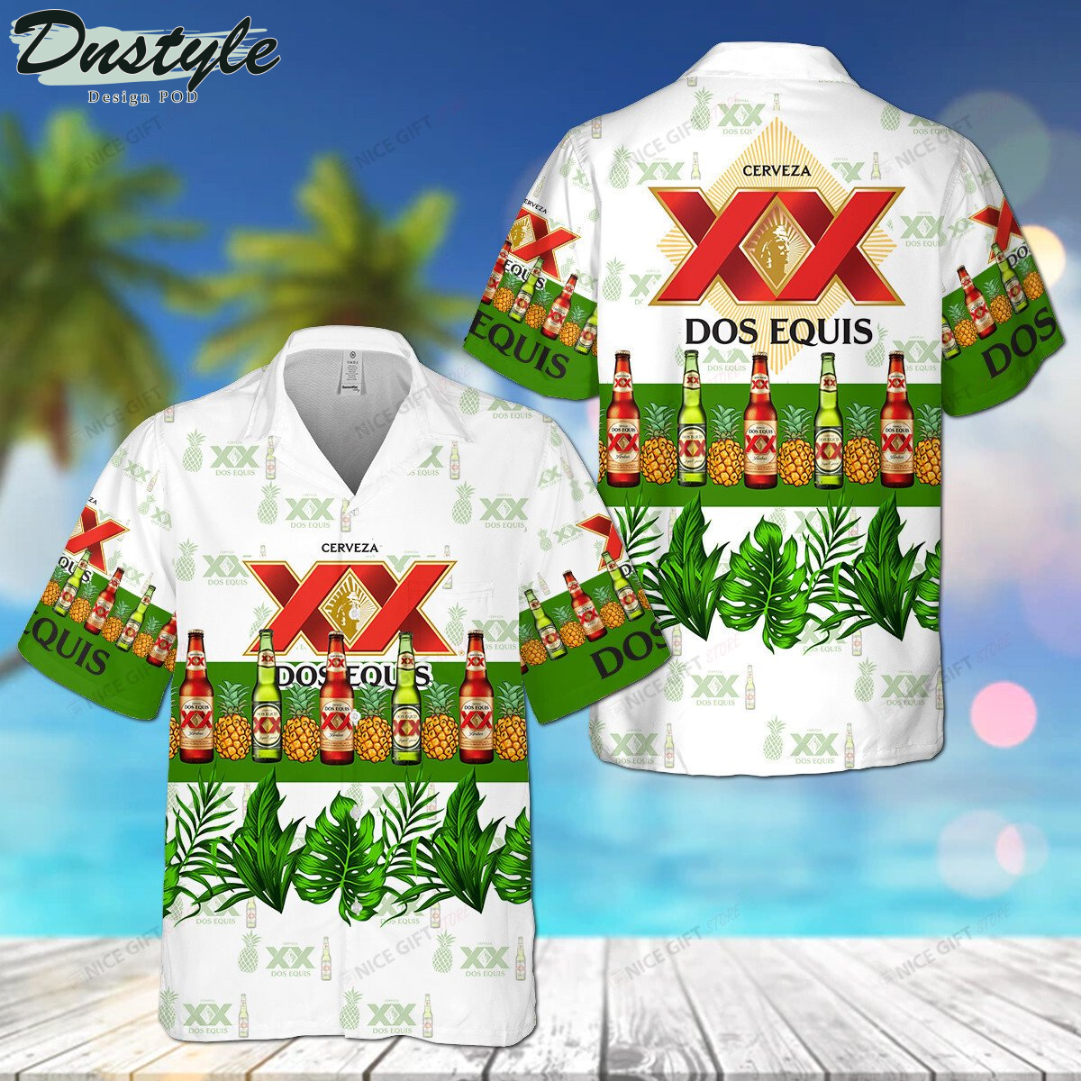 Dos Equis XX Hawaii 3D Shirt