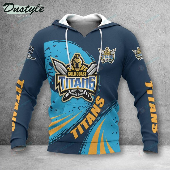 Gold Coast Titans 2022 NRL 3D Hoodie