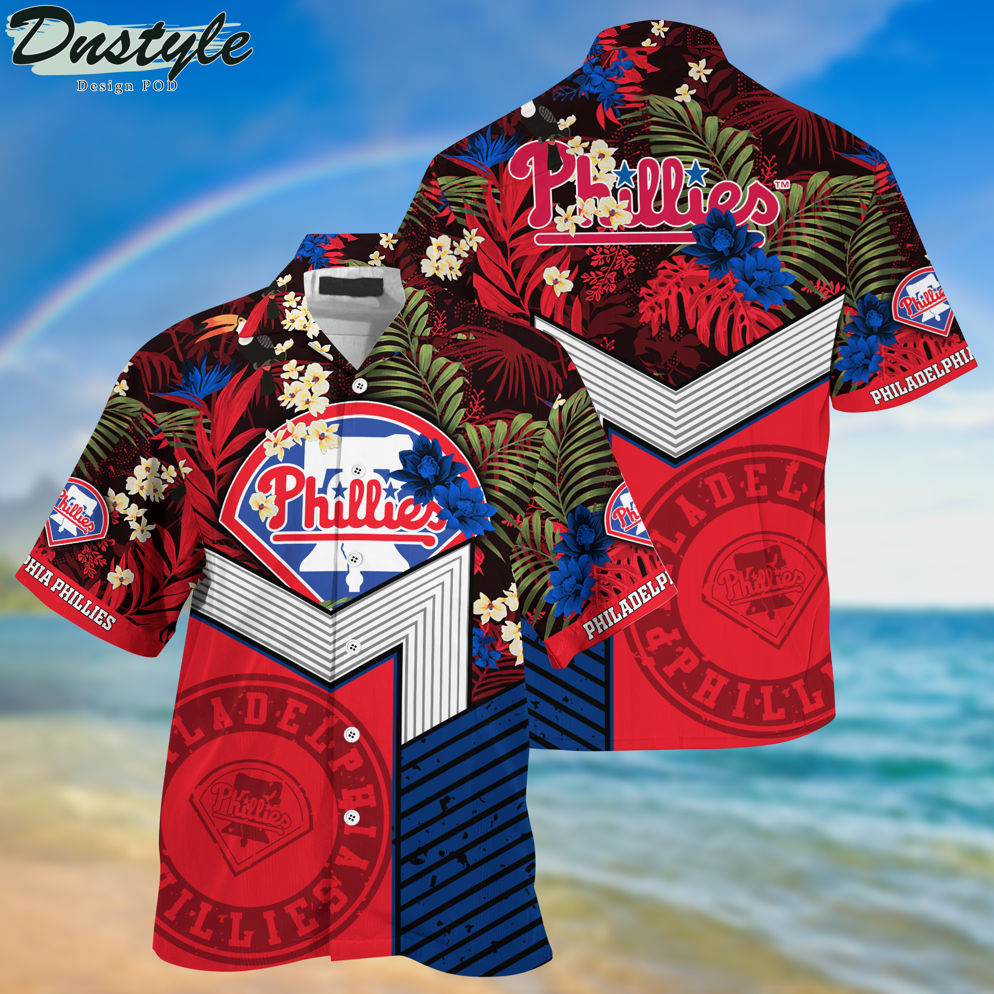Philadelphia Phillies Tropical New Collection Hawaii Shirt And Shorts