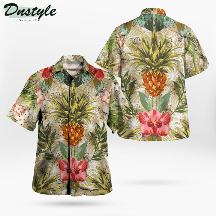 Purdue Boilermakers Pineapple Tropical Hawaiian Shirt