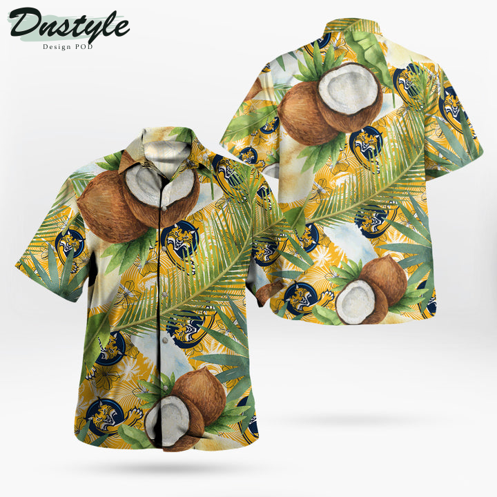 Quinnipiac Bobcats Coconut Tropical Hawaiian Shirt
