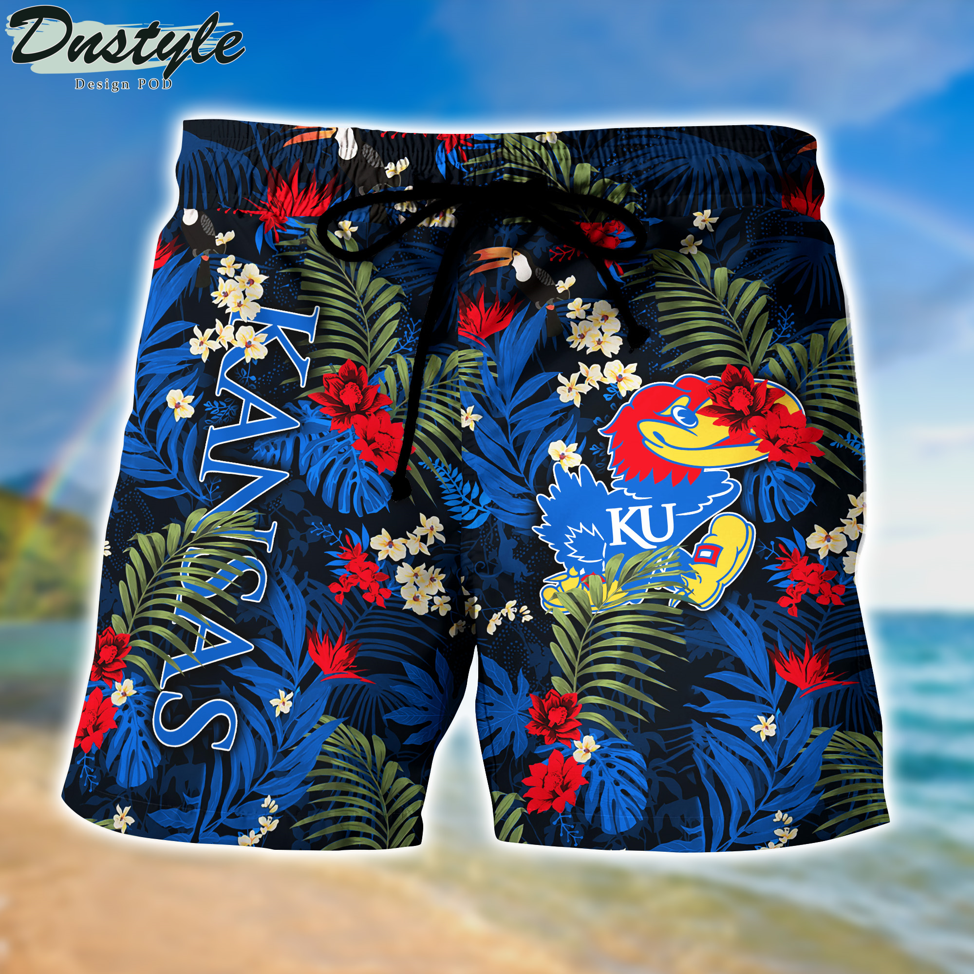 Kansas Jayhawks Hawaii Shirt And Shorts New Collection