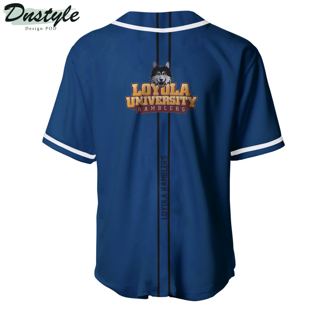 Loyola Ramblers Custom Name Baseball Jersey