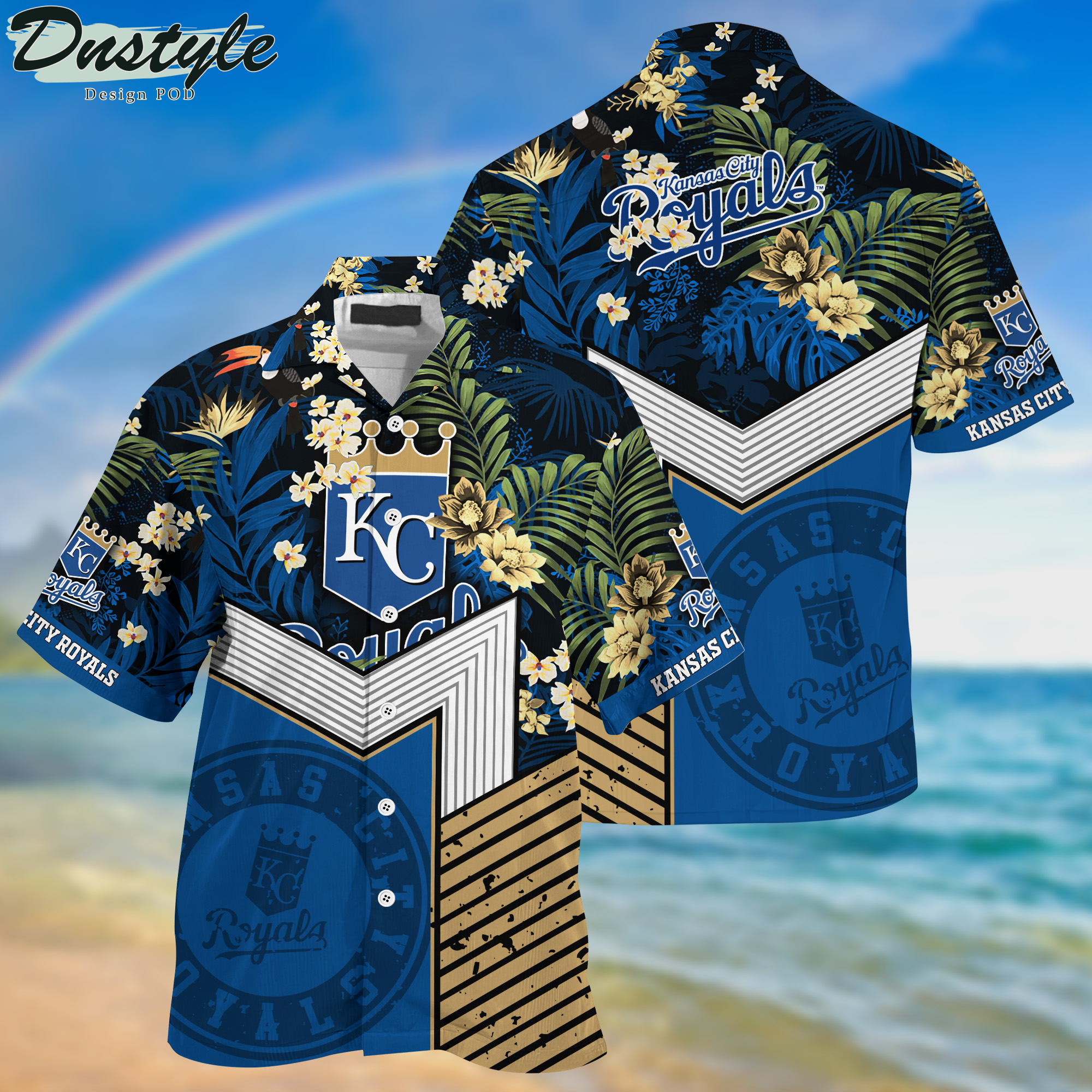 Kansas City Royals Tropical New Collection Hawaii Shirt And Shorts