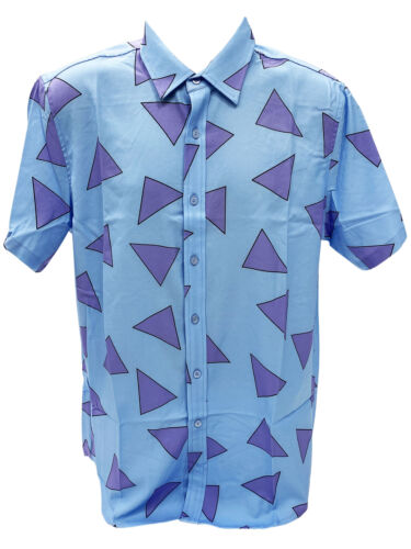 Rocko Shirt Adult Rocko’s Modern Life Costume Triangles Hawaiian Shirt