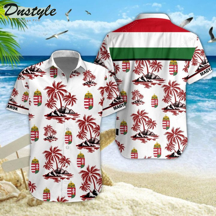 Hungary national football team hawaiian shirt