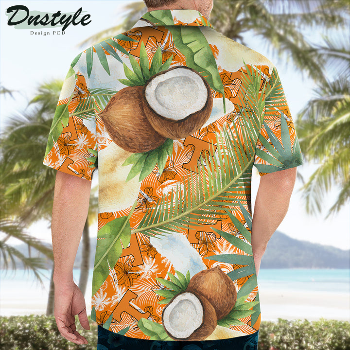 Tennessee Volunteers Coconut Tropical Hawaiian Shirt