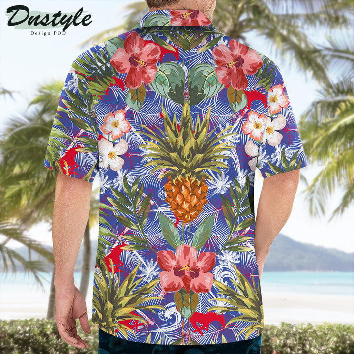 SMU Mustangs Pineapple Tropical Hawaiian Shirt
