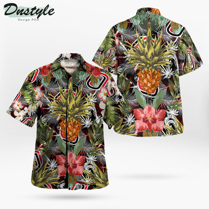 Omaha Mavericks Pineapple Tropical Hawaiian Shirt