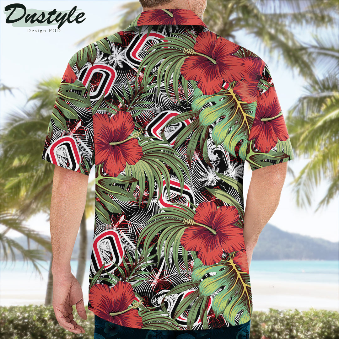Omaha Mavericks Hibiscus Tropical Hawaii Shirt