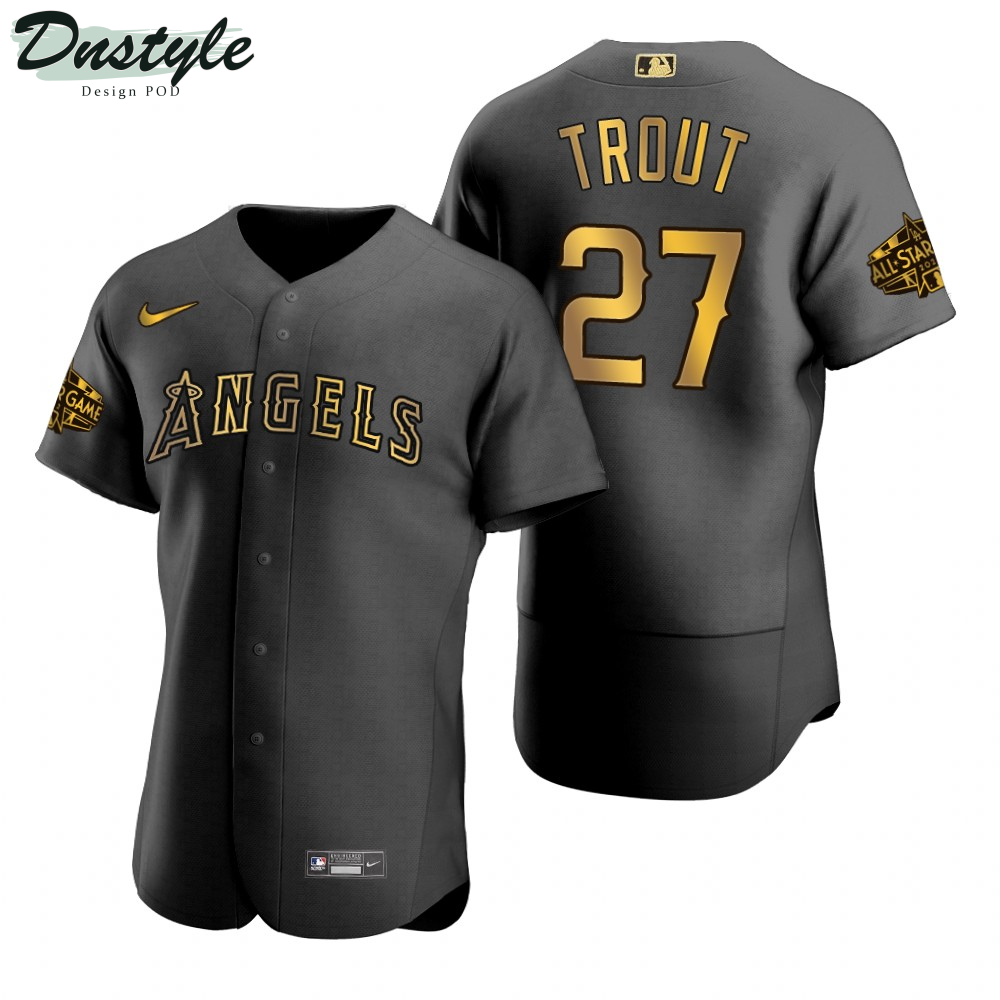 Los Angeles Angels Mike Trout Authentic Black 2022 MLB All-Star Game Jersey