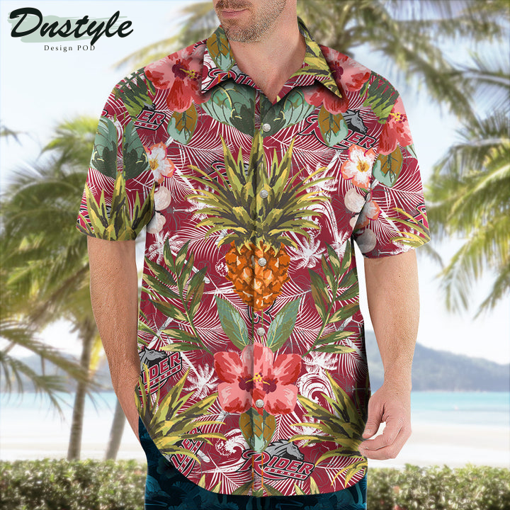 Rider Broncs Pineapple Tropical Hawaiian Shirt