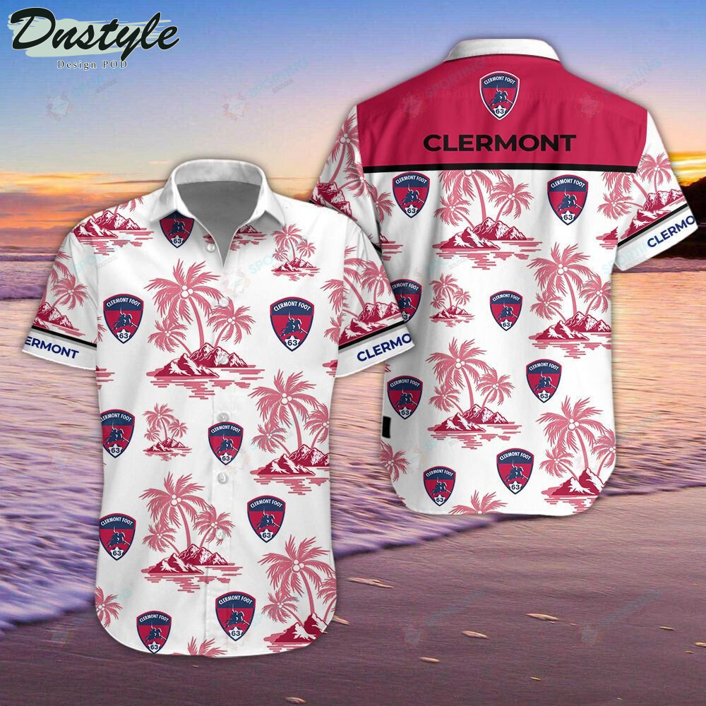 Clermont Foot Auvergne 63 Hawaiian Shirt