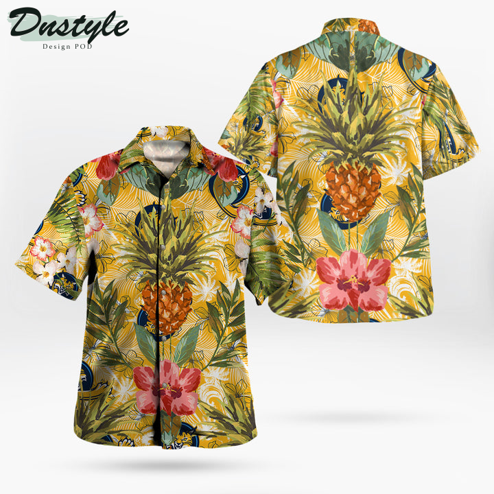 Quinnipiac Bobcats Pineapple Tropical Hawaiian Shirt
